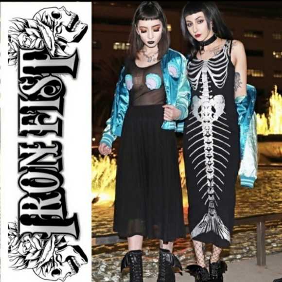 NWT Iron Fist Bone Deep Iridescent Dress - Picture 9 of 9